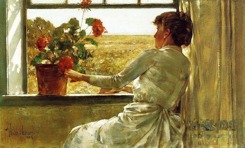 Childe Hassam Summer Evening oil painting picture